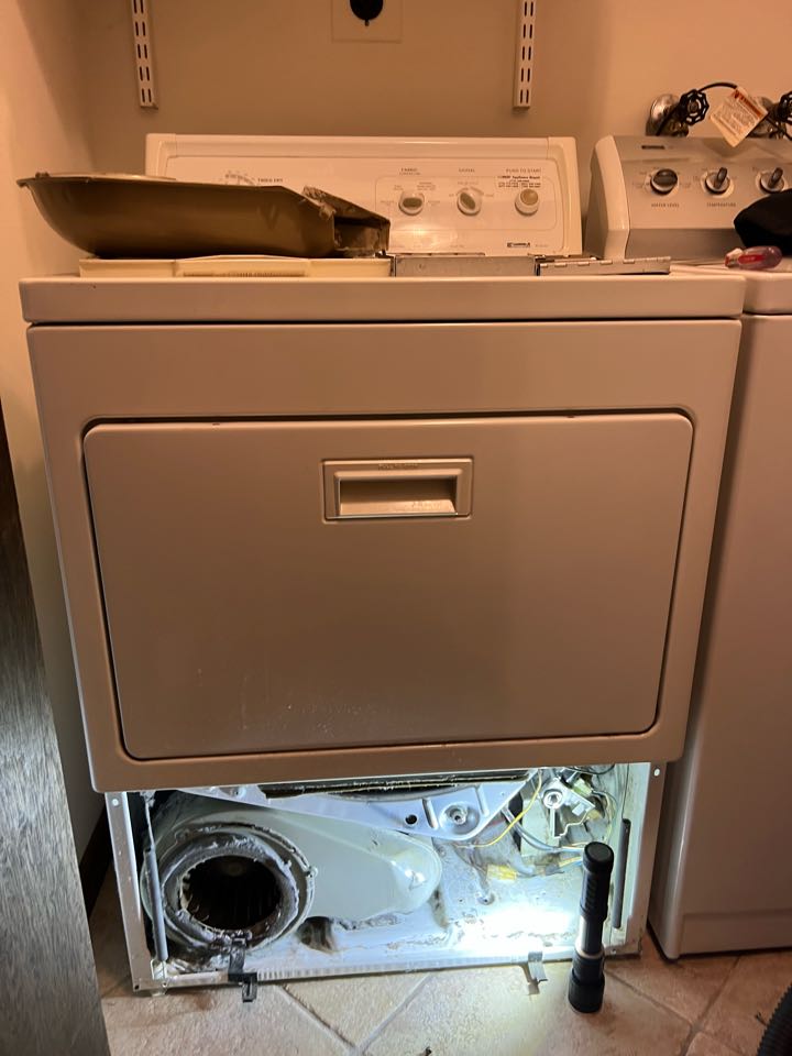 Replaced safety thermostat on Kenmore dryer