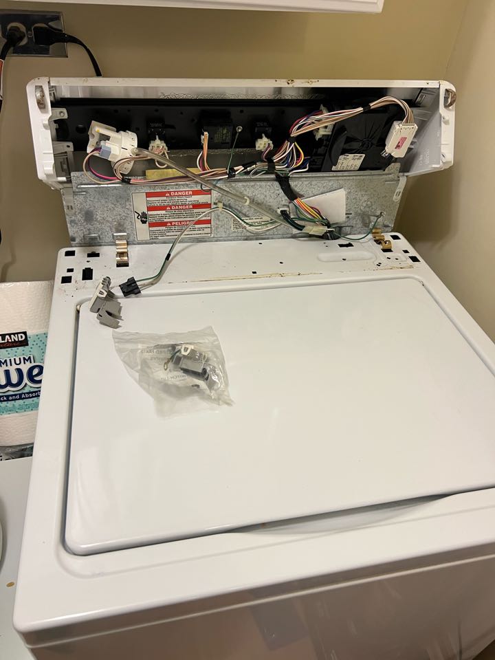 Replaced broken lid switch control on Kenmore washer