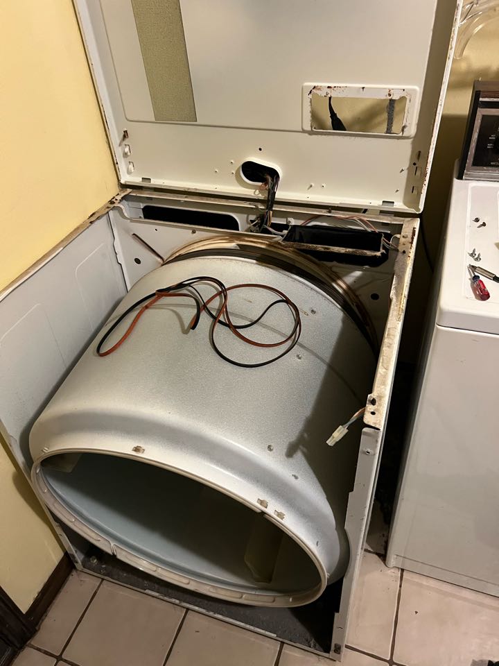 Replaced broken belt on whirlpool dryer