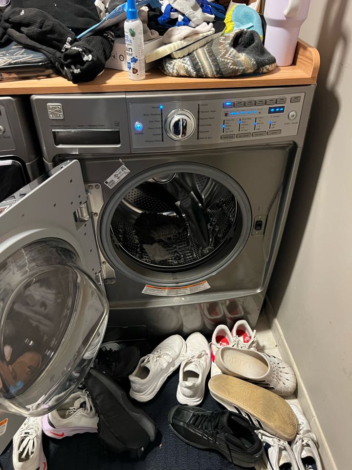 Replaced broken door latch assembly on Kenmore washer