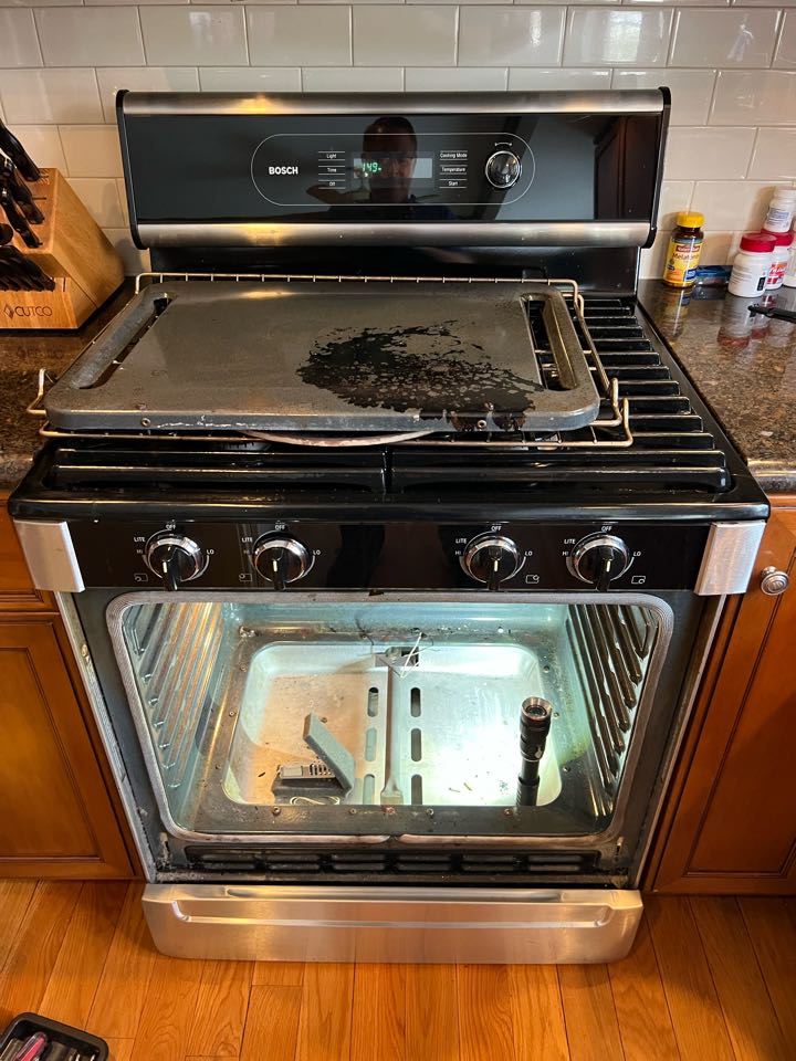 Replaced oven start igniter