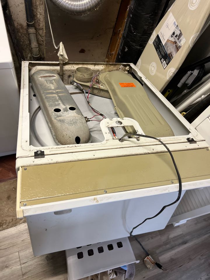 Replaced safety thermostat on whirlpool dryer