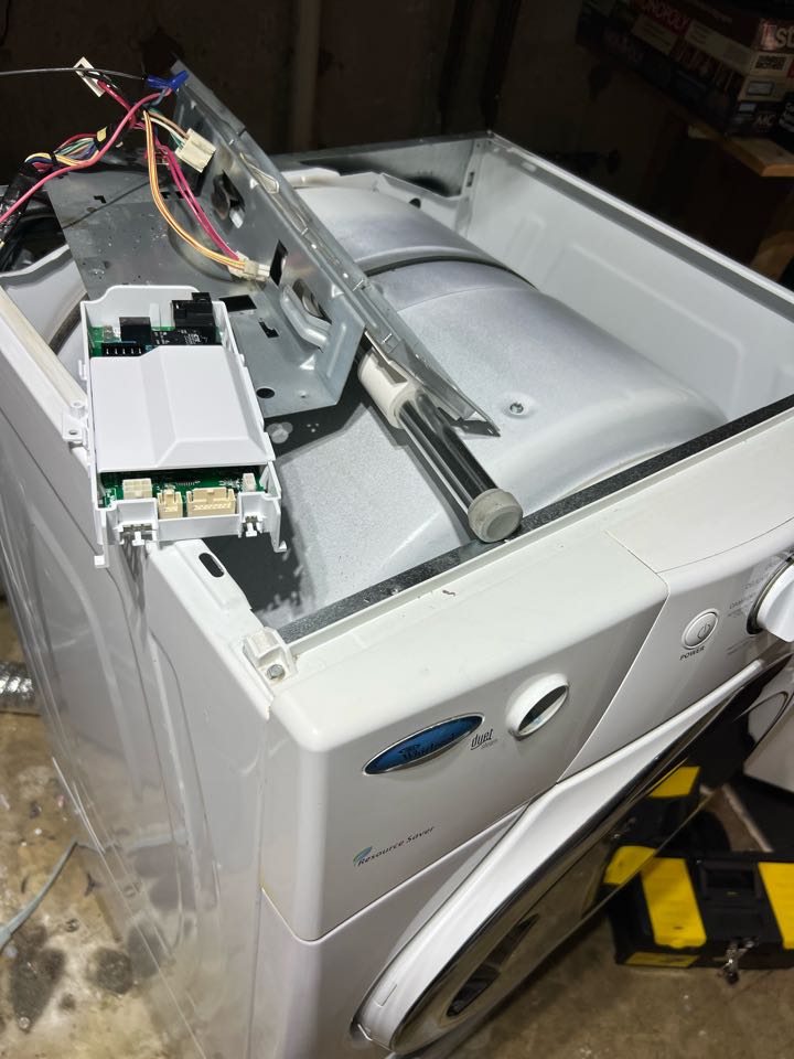 Replaced control board on whirlpool dryer