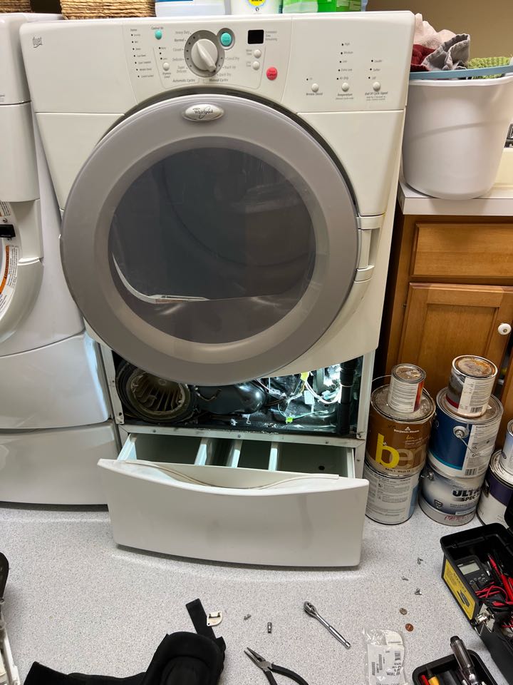 Replaced safety thermostat on whirlpool dryer