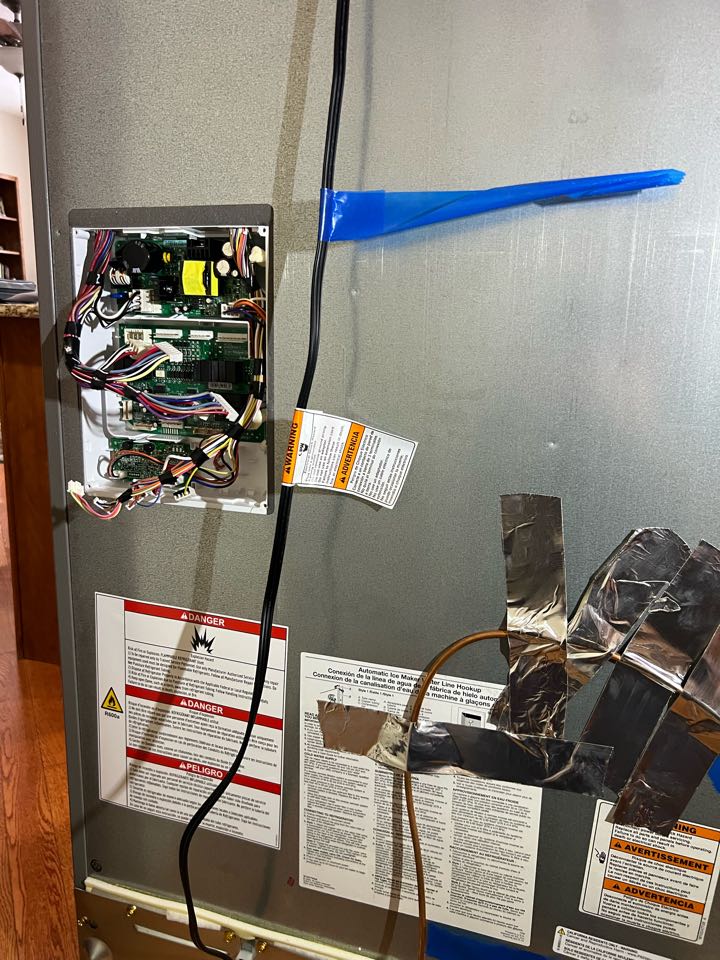 Replaced control board on whirlpool refrigerator