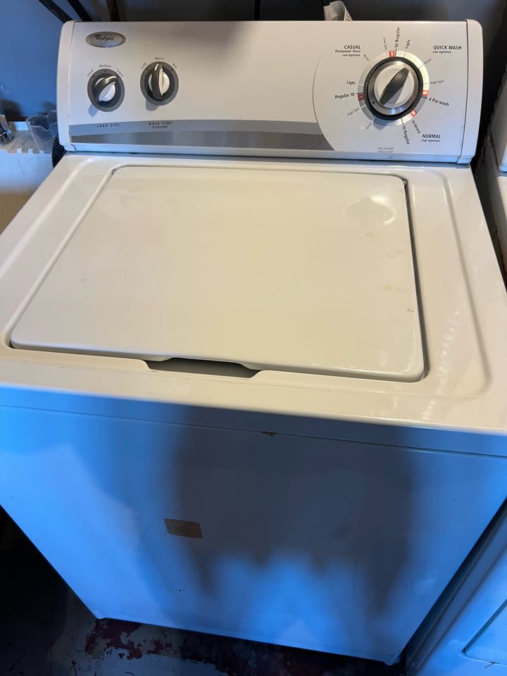 Replaced drain pump on whirlpool washer that was leaking