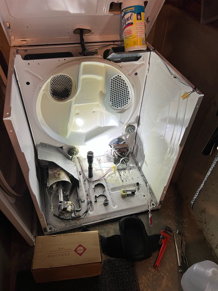 Replaced motor on whirlpool dryer
