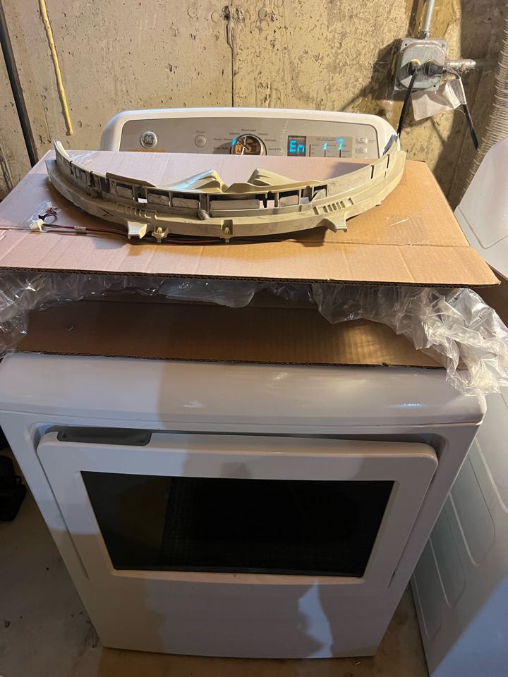 Replaced worn out front housing support on GE dryer