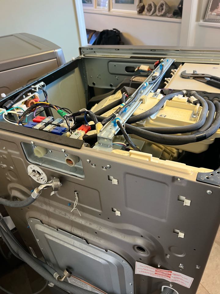 Replaced water inlet control valves on LG washer