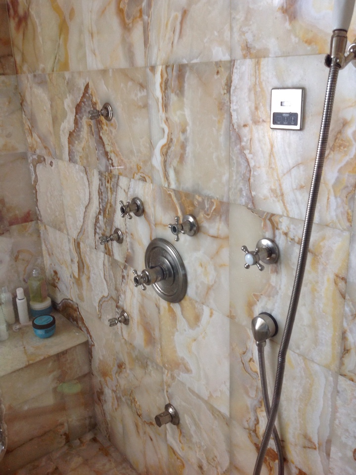 Replaced master shower valve cartridge