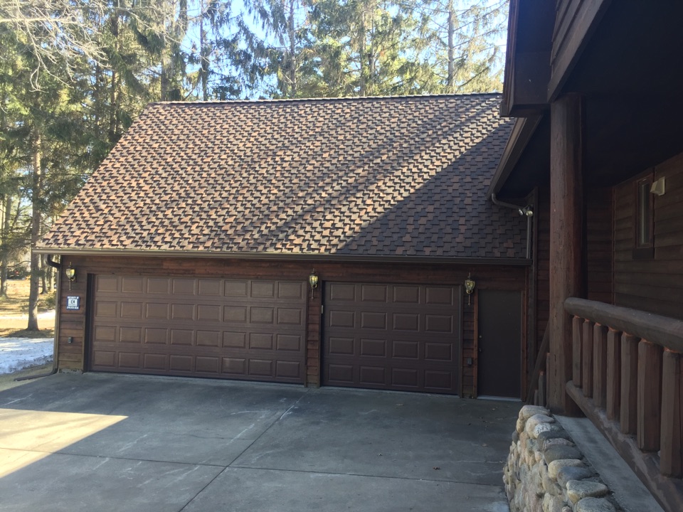 Merrifield, MN - We installed a new GAF Timberline Grand Canyon in Sedona Sunset color! Beautiful roof! We tore off cedar shakes before installing this new roof. Reroof. In Merrifield, MN. Pelican Lake Merrifield, MN - We installed a new GAF Timberline Grand Canyon in Sedona Sunset color! Beautiful roof! We tore off cedar shakes before installing this new roof. Reroof. In Merrifield, MN. Pelican Lake