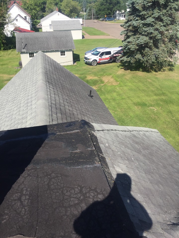Brainerd, MN - Doing a roofing estimate in Brainerd, MN for new GAF Timberline HD shingles. Reroofing Brainerd, MN - Doing a roofing estimate in Brainerd, MN for new GAF Timberline HD shingles. Reroofing