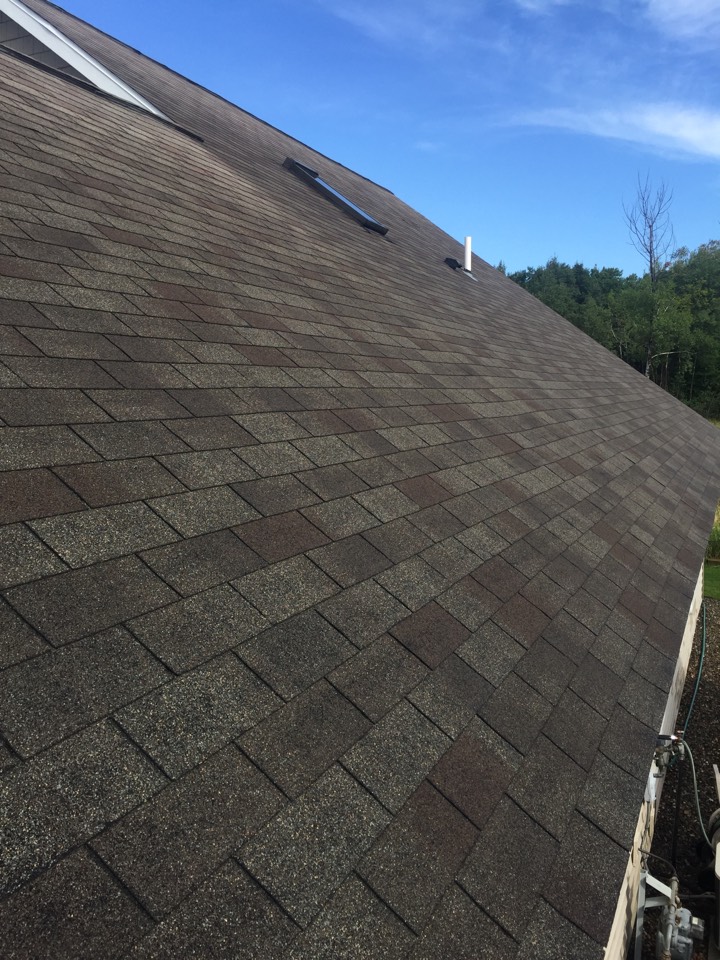Baxter, MN - Doing a roofing estimate in Brainerd, MN for new GAF Timberline HD shingles on a steep roof! Baxter, MN - Doing a roofing estimate in Brainerd, MN for new GAF Timberline HD shingles on a steep roof!
