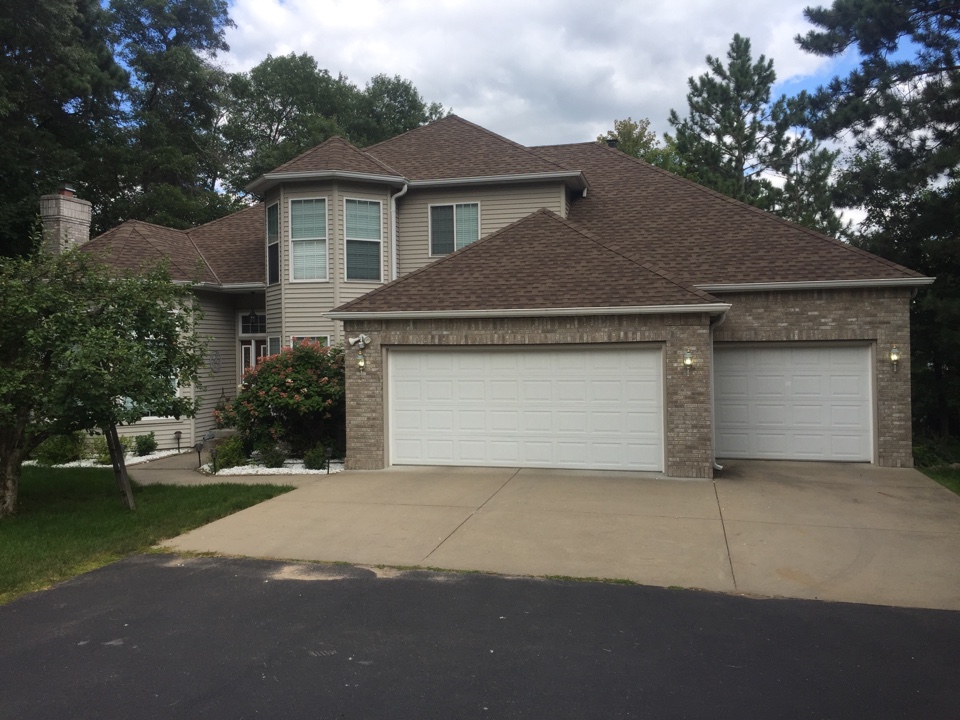 Brainerd, MN - We installed a new GAF Timberline HD roof in the Barkwood color in Brainerd, MN Brainerd, MN - We installed a new GAF Timberline HD roof in the Barkwood color in Brainerd, MN