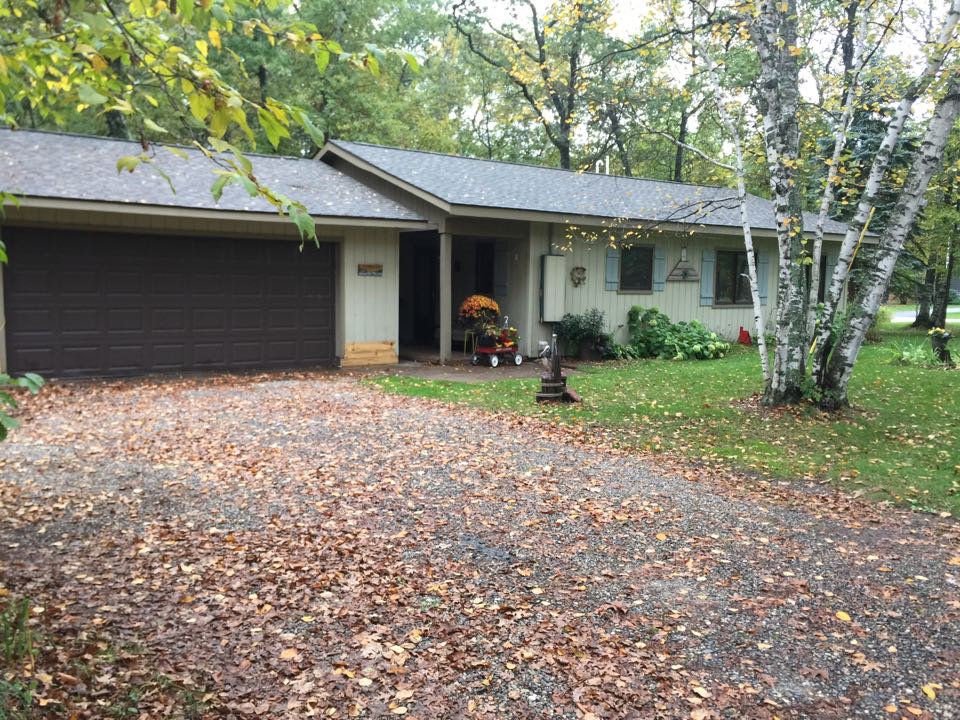 Pequot Lakes, MN - We installed a new GAF Timberline HD shingle roof in Breezy Point, MN. Color is Weathered Wood Pequot Lakes, MN - We installed a new GAF Timberline HD shingle roof in Breezy Point, MN. Color is Weathered Wood