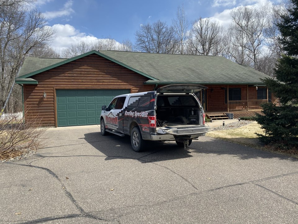 Baxter, MN - Doing a roofing estimate in Baxter, MN for new GAF Timberline HD shingles Baxter, MN - Doing a roofing estimate in Baxter, MN for new GAF Timberline HD shingles