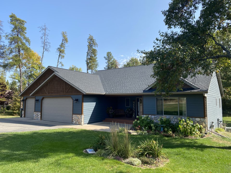 Baxter, MN - We installed a new GAF Timberline HDZ roof in the charcoal color in Baxter, MN Baxter, MN - We installed a new GAF Timberline HDZ roof in the charcoal color in Baxter, MN