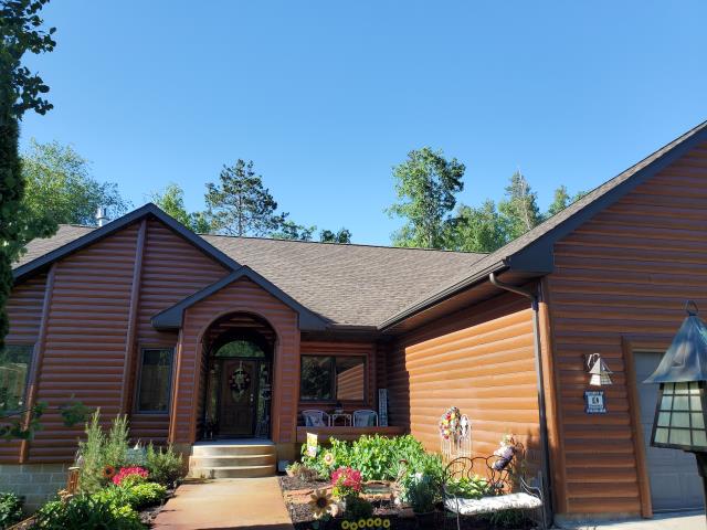 Baxter, MN - We installed a new GAF Timberline HDZ roof in the Barkwood color. Baxter, MN - We installed a new GAF Timberline HDZ roof in the Barkwood color.