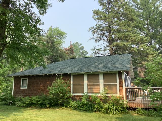 Nisswa, MN - Roof replacement with GAF Timberline HDZ shingles in the Hunter Green color on this house in Nisswa, MN. Nisswa, MN - Roof replacement with GAF Timberline HDZ shingles in the Hunter Green color on this house in Nisswa, MN.