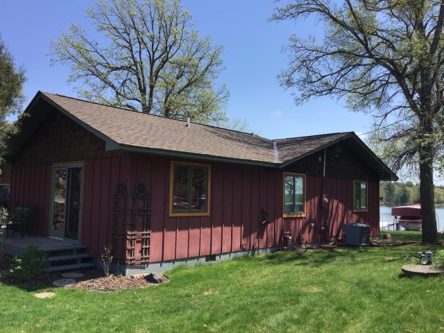 Nisswa, MN - Installed a new GAF Timberline HDZ shingle roof in the color Barkwood on this lake home in Nisswa, MN. Nisswa, MN - Installed a new GAF Timberline HDZ shingle roof in the color Barkwood on this lake home in Nisswa, MN.