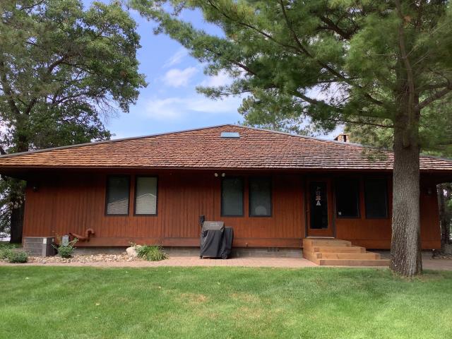 Merrifield, MN - We did a new cedar shake roof on this home in Merrifield, MN. Merrifield, MN - We did a new cedar shake roof on this home in Merrifield, MN.