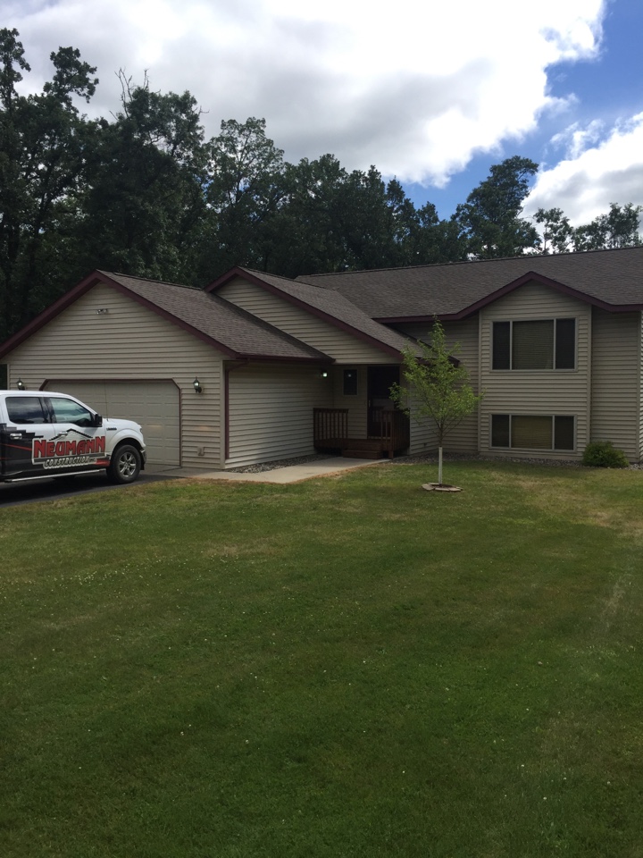 Crosslake, MN - New GAF Timberline HD shingles in Barkwood color! Crosslake, MN - New GAF Timberline HD shingles in Barkwood color!