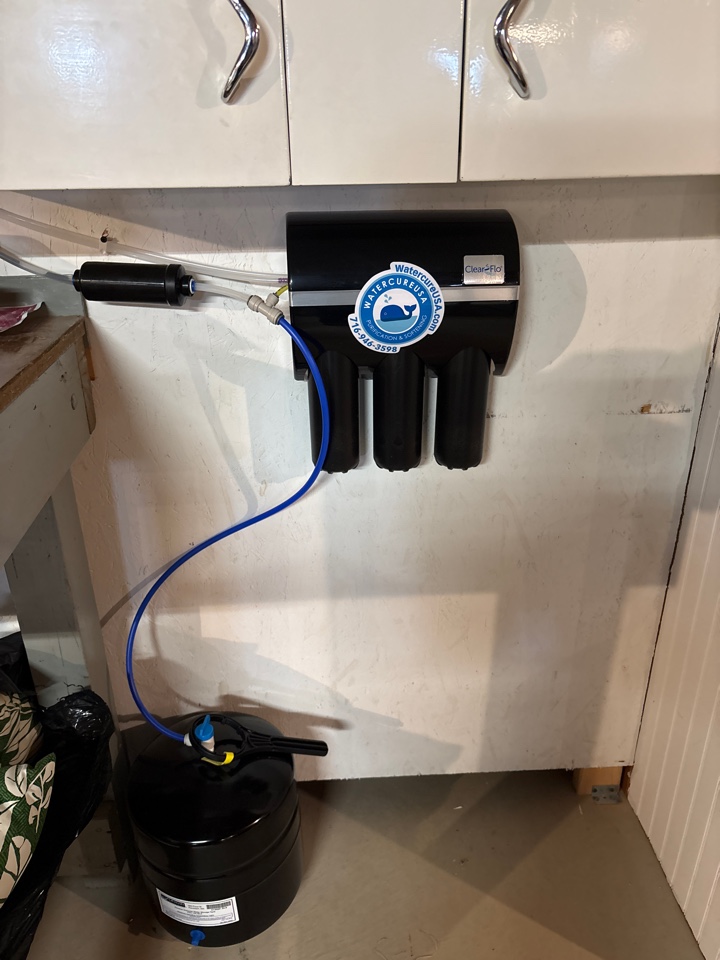 Municipal water softener installation. Removing hardness, scale and chlorine. Reverse osmosis drinking water installation. Removing lead, flouride, pfos and pfas. Ultra filtration and great drinking water