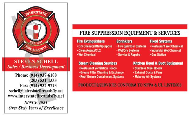 Fulfilled a reorder for Interstate Fire & Safety Equipment Co - 1000 business cards with UV Gloss coating on both sides.