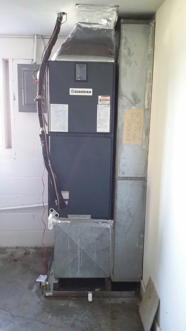 Installed new Guardian 3 Ton Heat Pump System in Seymour today.
Another satisfied customer!