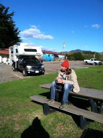 A quick yogurt and nuts for breakfast and off to the next adventure!