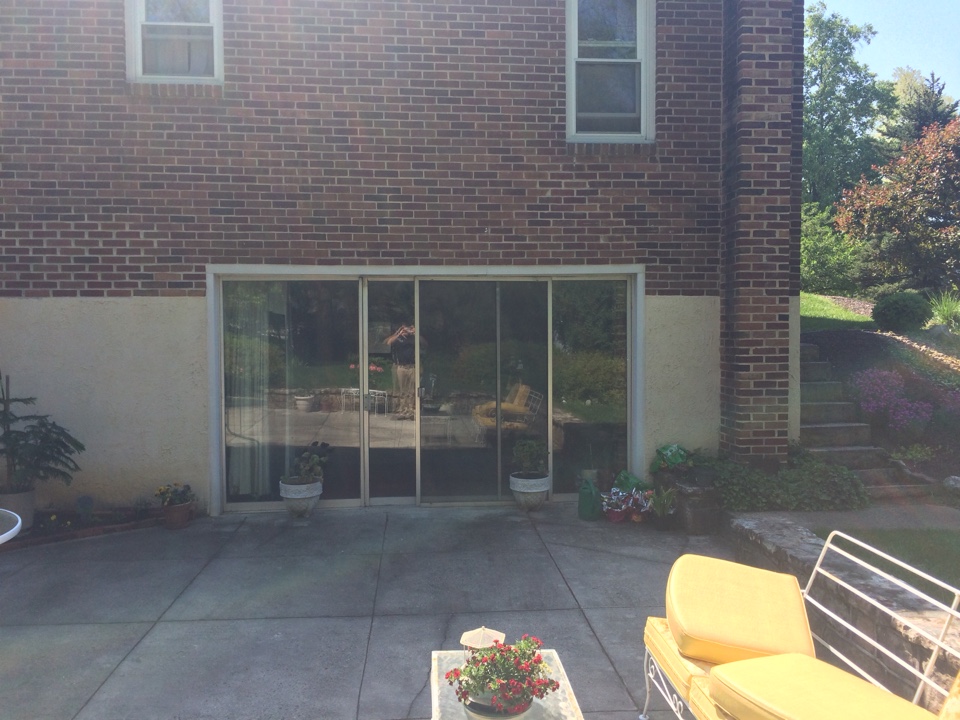 Shippensburg, PA - Putting in a new 4 panel Frenchwood Gliding Patio door in shippensburg PA Shippensburg, PA - Putting in a new 4 panel Frenchwood Gliding Patio door in shippensburg PA