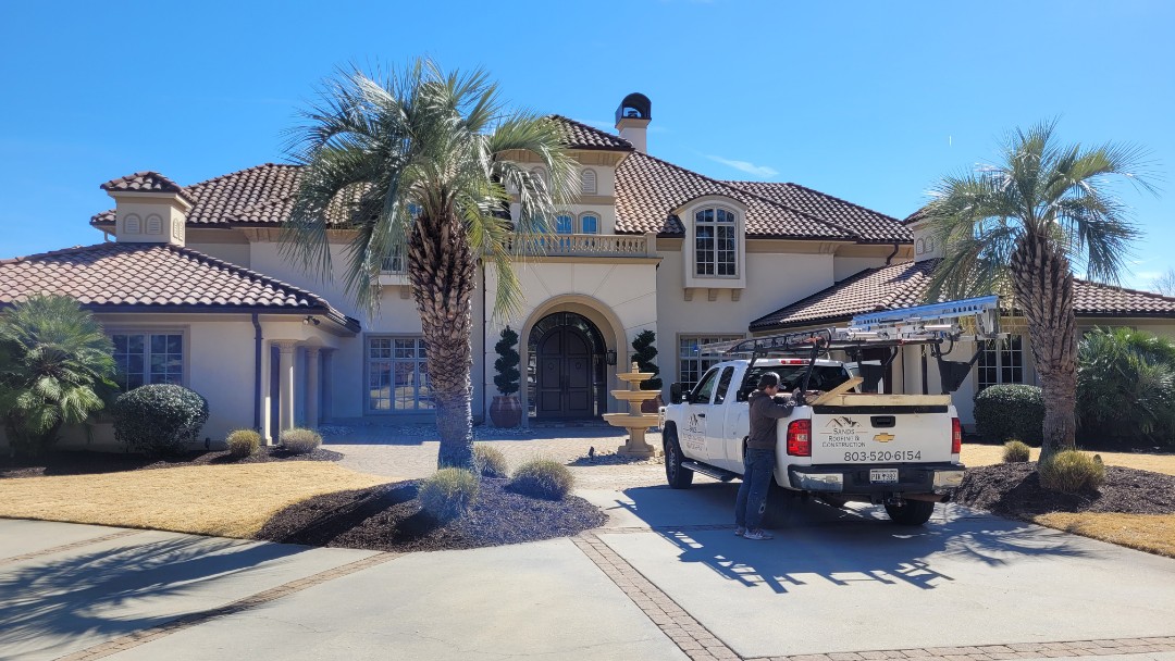 Residential roof repair. EPDM repair. Irmo, SC