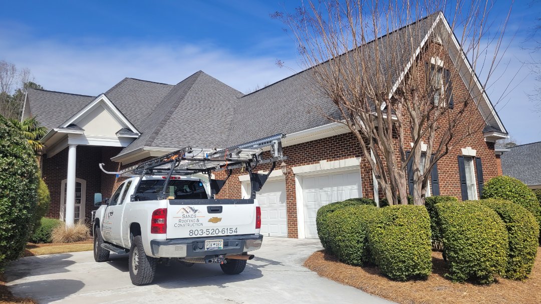 Residential shingle roof Irmo, SC.
Pipe repair and caulking.
