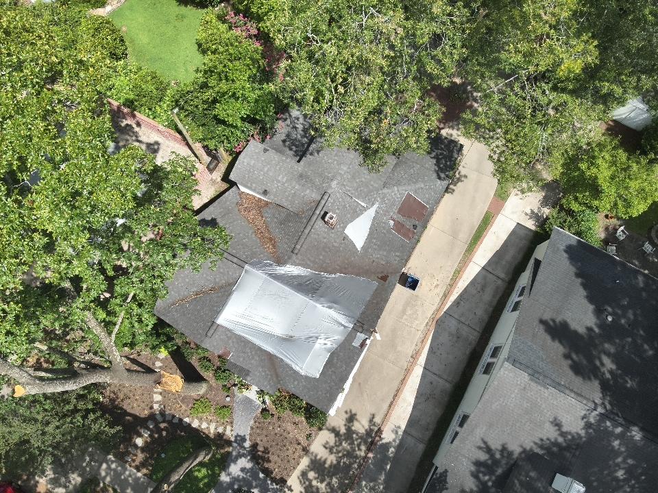 I am a highly skilled roofing contractor professional. I recently completed a job in Columbia, where a tree had damaged a roof. I inspected the damage onsite and provided a quote to repair it. The roof was in need of extensive repairs, including replacing damaged shingles and repairing the underlying structure. I worked closely with the homeowner to ensure that the repairs were completed to their satisfaction and that the roof was safe and secure.