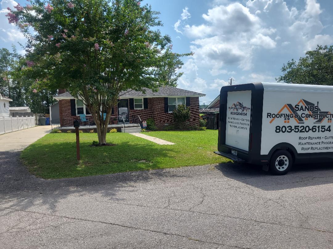 Columbia SC Chimney repair. Replace flashing and build a cricket to help water flow away from the chimney.