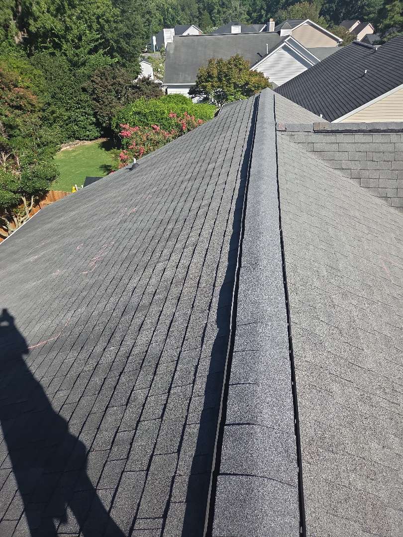 inspection for storm damage on a shingle roof in lexington sc