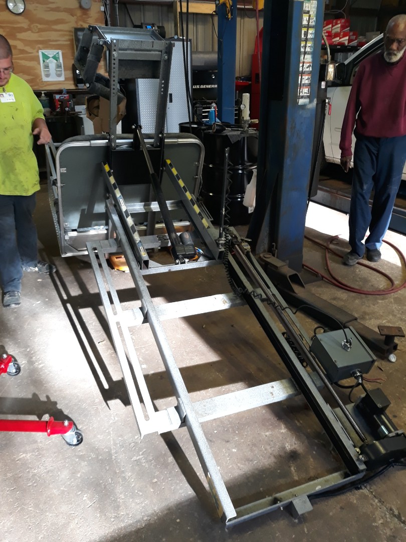 Moving a wheelchair Dolly this morning Moving a wheelchair Dolly this morning