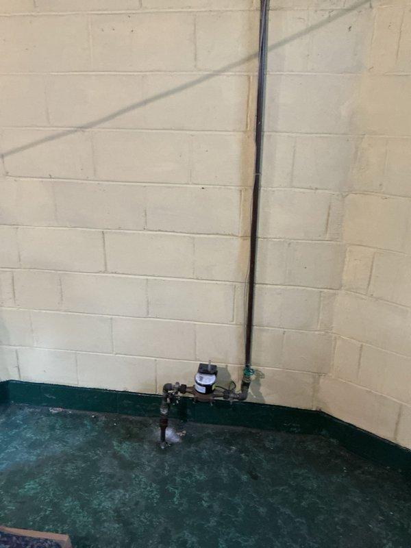 Successfully installed a new 40-gallon hot water heater in utility room, complete with required drip pan. Connected copper supply lines and verified proper operation of all valves and fittings.