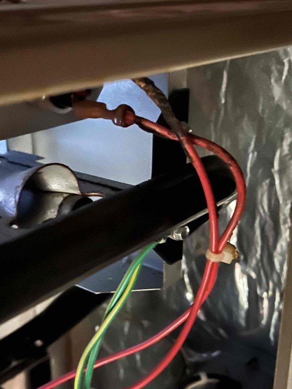 Responded to no-heat call for 12-year-old furnace exhibiting intermittent operation. Conducted diagnostic inspection revealing faulty control board wiring connections. Repaired loose electrical connections and verified proper system operation through multiple heating cycles.