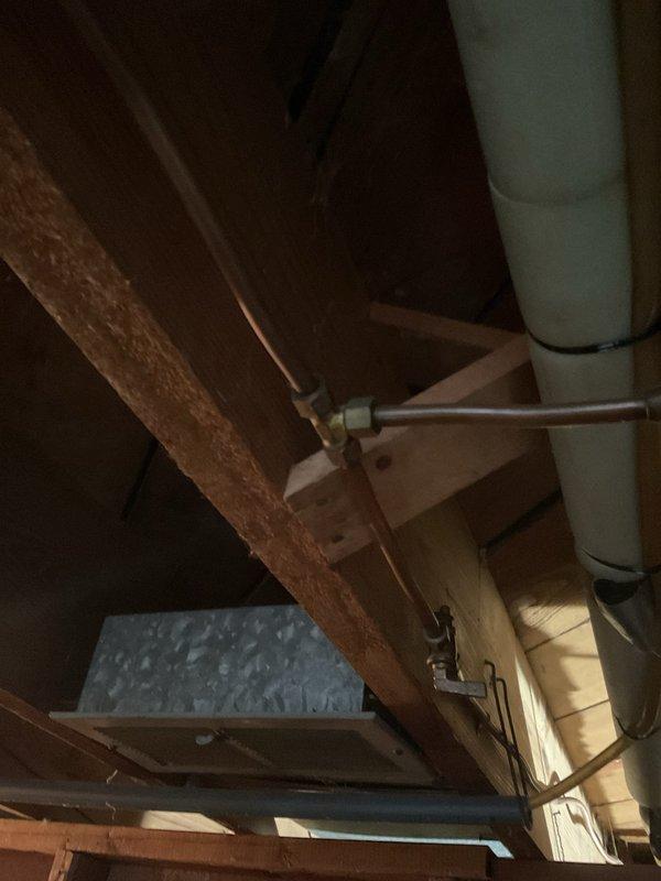 Performed gas line installation for dryer hookup in basement utility area. Installed new gas piping with proper fittings and connections to existing system. Conducted pressure test to verify system integrity and ensure no leaks present before connecting appliance.