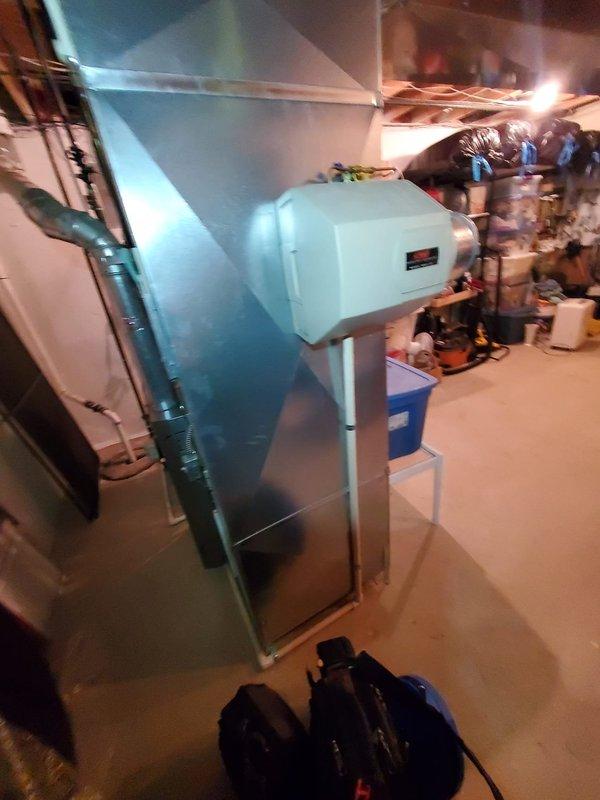 Responded to service call for furnace cycling issue in 10+ year old basement unit. Diagnosed short cycling problem caused by dirty flame sensor preventing proper ignition sequence. Cleaned flame sensor, verified proper ignition timing and heat distribution, and confirmed thermostat was properly calibrated with indoor temperature reading 3 degrees below set point (65°/62°).