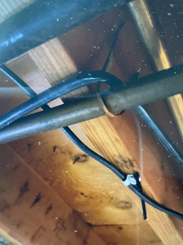 Responded to no-heat call for 2-year-old furnace under service plan. Diagnosed faulty electronic control module in condensate management system showing yellowish discoloration. Replaced damaged component and verified proper operation of heating system.