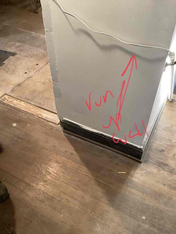 Inspected existing Rheem furnace system in basement location. Documented current installation including PVC exhaust venting, safety components, and adjacent air handler. Identified unit requiring replacement as indicated by service markings. Photos taken to document current setup and installation requirements for proper replacement specifications.