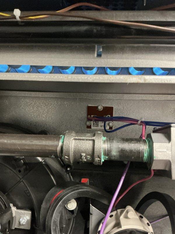 Performed annual Gold Furnace Inspection on 1-year-old Lennox furnace system located in basement. Inspected burner assembly with flame sensors and verified proper ignition sequence with blue flame indication. Checked all electrical connections, PVC ventilation components, and examined blower motor assembly for optimal performance, confirming system is operating within manufacturer specifications.