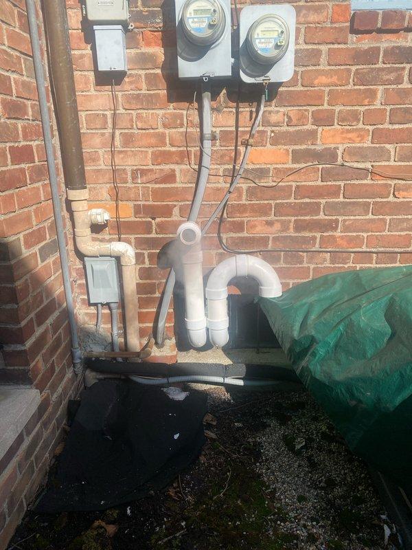 Completed installation of a Lennox furnace (135,000 BTU) with humidifier. System includes proper PVC venting, ductwork connections with foil tape at joints, and a Nest thermostat with common wire. Electrical work was performed with permit pulled for mechanical and electrical components. DTE rebate documentation was completed.