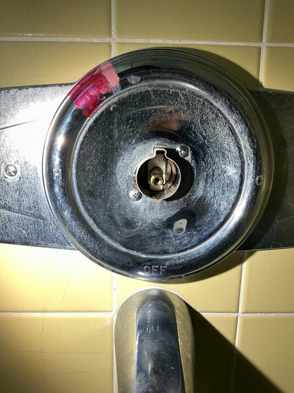 Installed new stainless steel double-basin kitchen sink with InSinkErator garbage disposal, resolving previous drainage issues. Replaced worn bathroom tub faucet handle that had significant wear and corrosion on the valve plate.