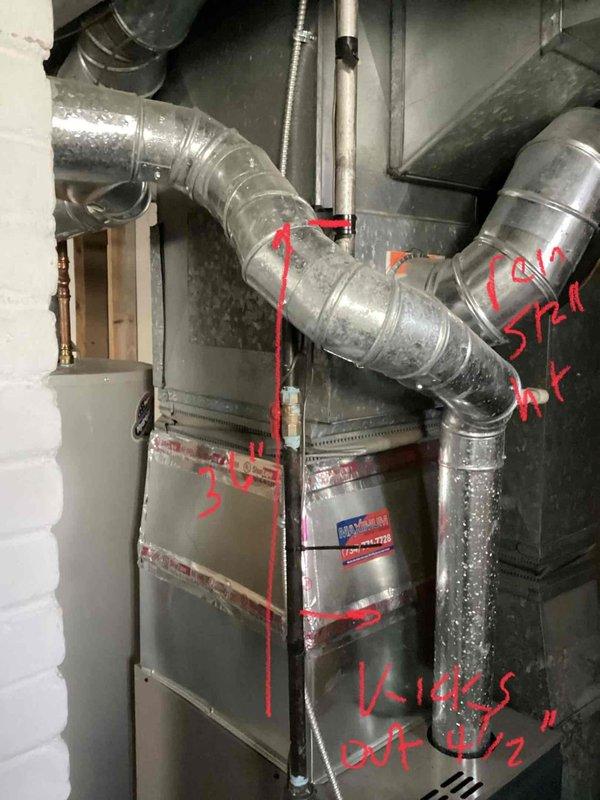 Conducted site assessment for potential mini-split installation in a home without existing AC. Evaluated electrical panel capacity and current HVAC infrastructure, noting functional natural gas furnace with standard ductwork that appears to be in good condition with proper installation markings. Provided customer with mini-split options suitable for the property configuration.