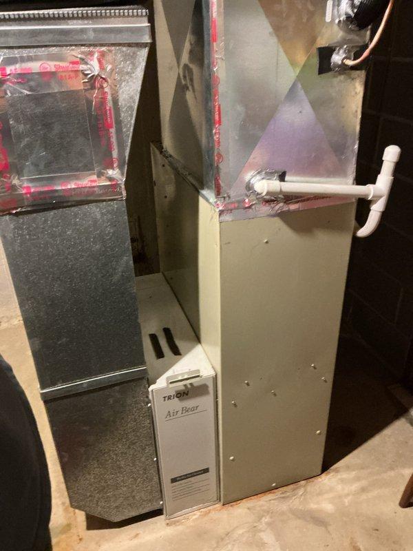 Performed diagnostic assessment on 26-year-old furnace revealing critical failures including heat exchanger, control board, and possible blower motor malfunction. Noted HSI approaching failure point. Recommended complete system replacement due to age and multiple component failures.