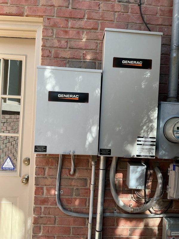 Diagnosed outdoor unit communication fault 179 detected by thermostat on 2018 model A/C system. Inspected electrical connections at both Generac transfer switches and main electrical panels, finding loose connections that were causing communication interruption. Repaired and secured all connections, restoring proper communication between thermostat and outdoor unit.