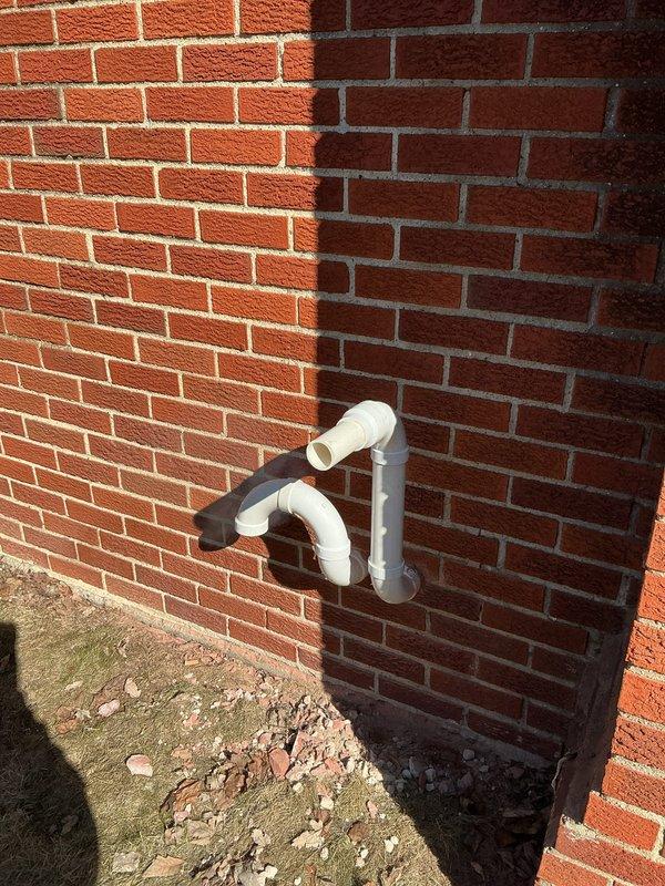 Successfully installed a 45,000 BTU furnace with proper mechanical and electrical connections. Completed installation of PVC venting through exterior brick wall, ensuring proper clearance and sealing. Equipment was tested and verified to be operating within manufacturer specifications.